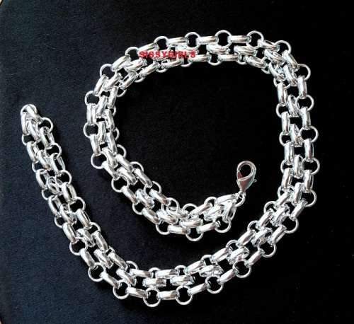 925 Sterling Silver Imported Neck Chain Filled Jewelry  45cm
